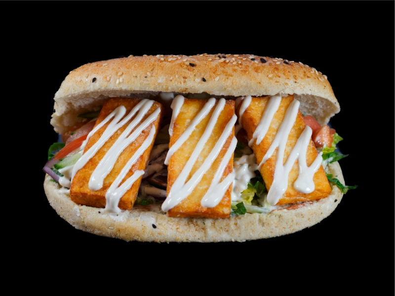 Grillkäse Döner Brot
