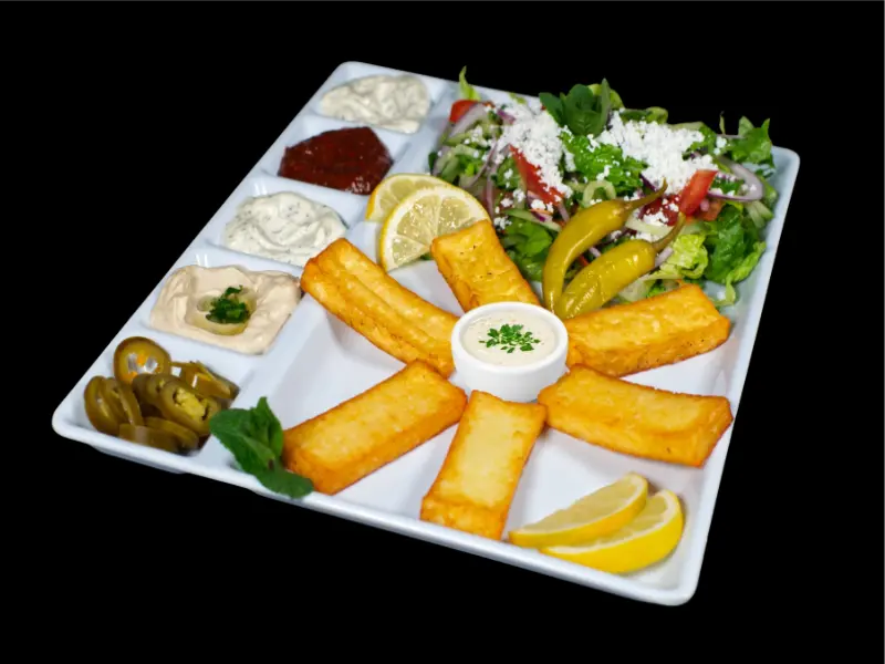 Grillkäse Teller